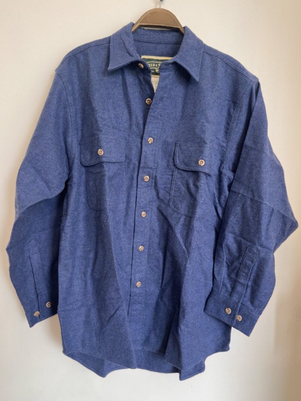 NWOT FIELD AND STREAM 100% COTTON SHIRT MEN'S MEDIUM